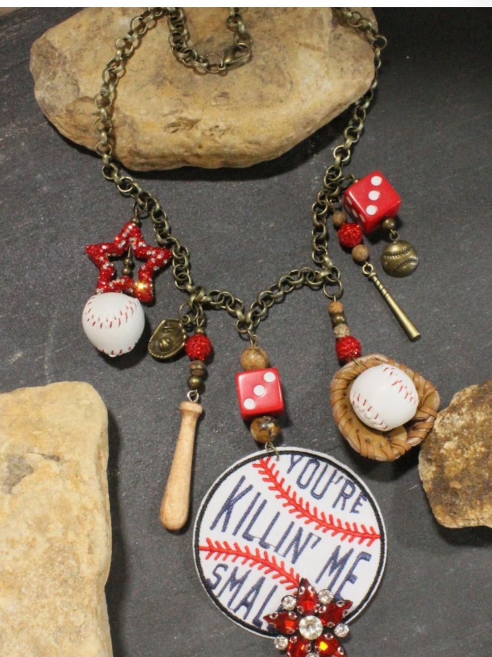 🎉 BOHO You're Killin' Me Smalls Charm'd Necklace